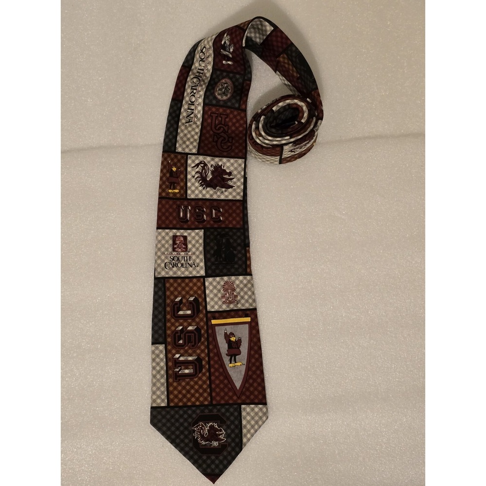 Eagle‎ USC South Carolina Gamecocks Mens Silk  Necktie NCAA Sports Tie
